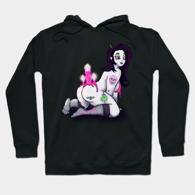 Goth Girlfriend Hoodie by LVBart